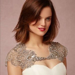 Beaded Bridal Caplet